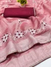 Afs Rutvi Silk Akira Cotton Thread Embroidery Saree
